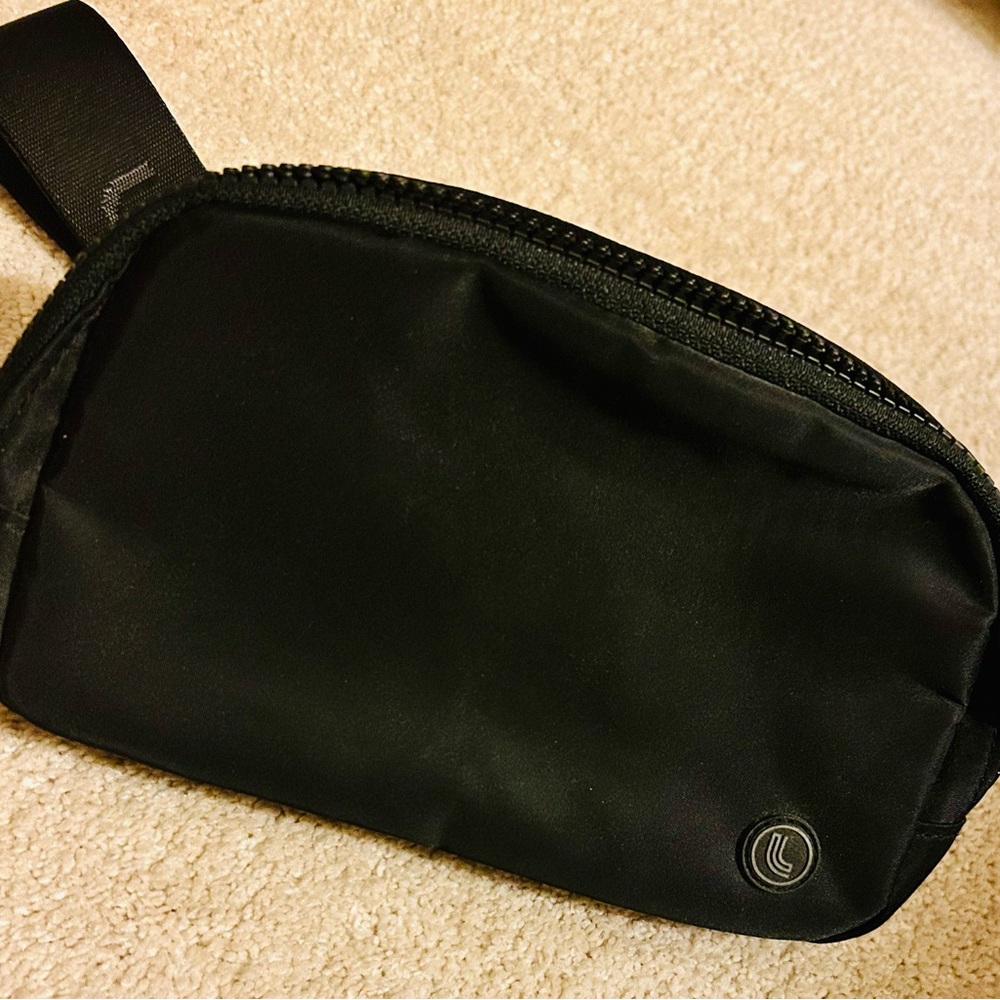 A Black Belt Bag / Crossbody Chest Bag. Casual Wear. New Without Tags